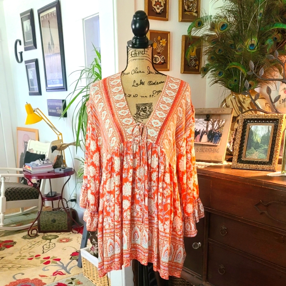 Free people Mini Dress bohimstyle pockets